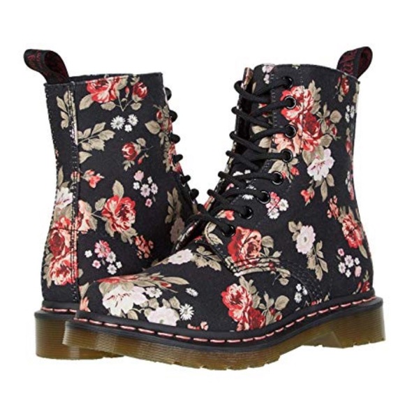 Dr. Martens Shoes - Floral fabric dr martens